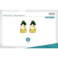 DIGITUS DK-1644-A-010/G - CAT 6A S-FTP Patchkabel, Cu, LSZH AWG 26/7, Länge 1 m, Farbe Grün