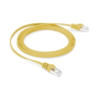 DK-1644-A-F-0025/Y - CAT 6A U-FTP Patchkabel, Cu, PVC AWG 30/7,  0,25 m Gelb