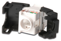 DIGITUS DN-93502 - CAT 5e Keystone Modul, ungeschirmt RJ45 zu LSA, werkzeugfreie Montage