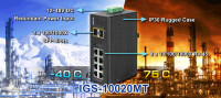 Indus. Switch, 8x10/100/1000T