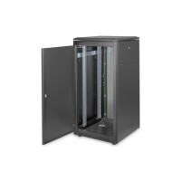 DIGITUS DN-19-22U-6/6-B-1 - 22HE Netzwerkschrank, Unique 1164x600x600 mm, Farbe Schwarz (RAL 9005)