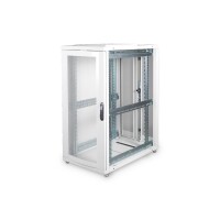 DIGITUS DN-19-SRV-26U-1 - 26HE Serverschrank, Unique, 1340x600x1000 mm perforierte Stahltüren, Farbe grau (RAL 7035)