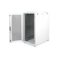 DIGITUS DN-19-SRV-26U-1 - 26HE Serverschrank, Unique, 1340x600x1000 mm perforierte Stahltüren, Farbe grau (RAL 7035)