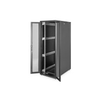 DIGITUS DN-19-SRV-36U-B-1 - 36HE Serverschrank, Unique, 1785x600x1000 mm perforierte Stahltüren, Farbe schwarz (RAL 9005)