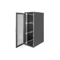 DIGITUS DN-19-SRV-36U-B-1 - 36HE Serverschrank, Unique, 1785x600x1000 mm perforierte Stahltüren, Farbe schwarz (RAL 9005)