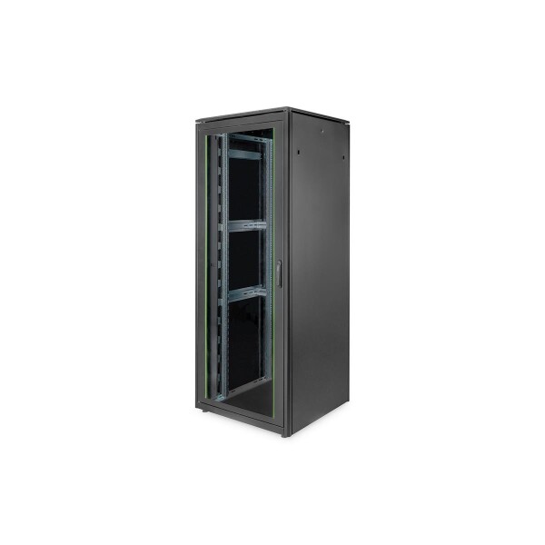 DIGITUS DN-19-42U-8/8-B-1 - 42HE Netzwerkschrank, Unique 2053x800x800 mm, Farbe Schwarz (RAL 9005)