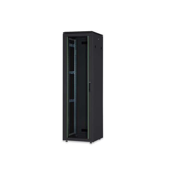 DIGITUS DN-19-42U-6/6-B-1 - 42HE Netzwerkschrank, Unique 2053x600x600 mm, Farbe Schwarz (RAL 9005)