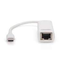 DIGITUS DN-3024 - USB Typ C 3.0 Gigabit Ethernet Adapter 10/100/1000 Mbps