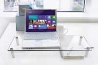 DIGITUS DA-90358 - Glas Monitorerhöhung 560x210x80mm, max bel. bis zu 20kg