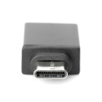 DIGITUS AK-300506-000-S - USB Type-C Adapter, Type-C - A St/Bu, 3A, 5GB, 3.0 Version, sw