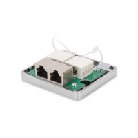 DIGITUS DN-93713 - CAT 6A Konsolidierungsgehäuse 2 Keystone Modul, geschirmt, 2-Port