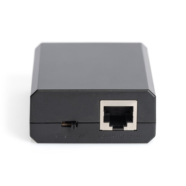 DIGITUS DN-95205 - Gigabit Ethernet PoE+ Splitter, 802.3at Output: 5V/2A, 9V/2A, 12V/2A, 24W