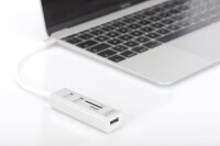DIGITUS DA-70243 - USB 2.0 Type-C HUB mit Kartenleser 3x...
