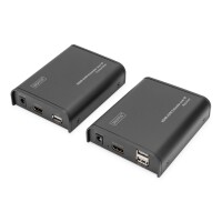 DIGITUS DS-55202 - HDMI KVM Extender, 120 m, Full HD,...