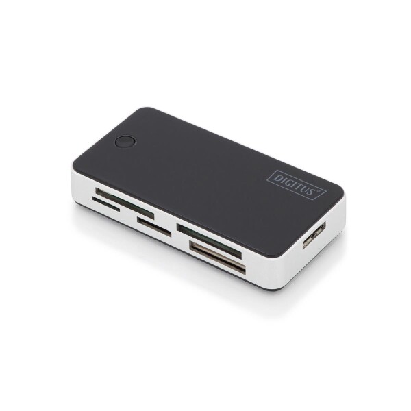 DIGITUS DA-70330-1 - USB 3.0 Card Reader mit 1m USB A Verbindungskabel Unterstützt MS/SD/SDHC/MiniSD/M2/CF/MD/SDXC Karten