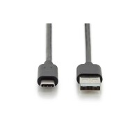 DIGITUS AK-300148-030-S - USB Typ-C Verbindungskabel, Typ C auf A St/ St, 3,0 m, 3A, 480MB, 2.0 Version, sw