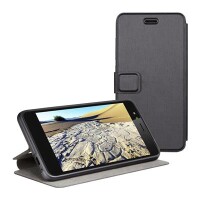 Gigaset Smartphone Book Case - Schutzhülle - anti-scratch - Handy Schutz - Full Body Beidseitiger 360°Schutz - Rundum-Schutz Zubehör - für GS170 - Black