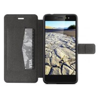 Gigaset Smartphone Book Case - Schutzhülle - anti-scratch - Handy Schutz - Full Body Beidseitiger 360°Schutz - Rundum-Schutz Zubehör - für GS170 - Black