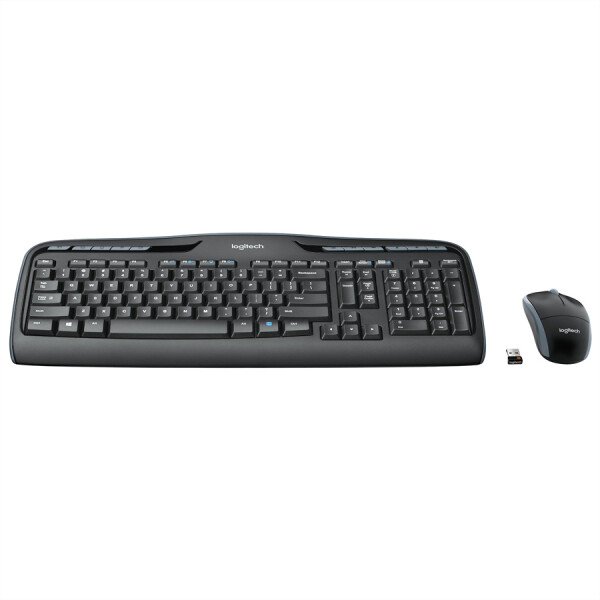 Logitech MK330 - Standard - Kabellos - RF Wireless - QWERTZ - Schwarz - Maus enthalten