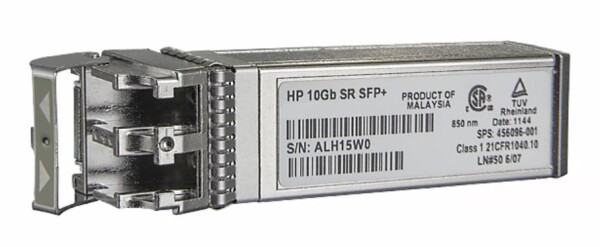 HPE BladeSystem c-Class 10Gb SFP+ SR Transceiver - Faseroptik - 10000 Mbit/s - SFP+ - LC - 50/125,62.5/125 µm - SR