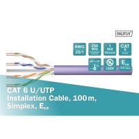 DIGITUS DK-1613-VH-1 - CAT 6 U-UTP Installationskabel,...