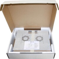 DIGITUS DN-19-09U-S-1 - 9HE Wandgehäuse, SOHO, unmontiert 460x540x400 mm, Glastür, grau