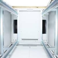 DIGITUS DN-19-42U-8/10-1 - 42HE Netzwerkschrank, Unique 2053x800x1000 mm, Farbe Grau (RAL 7035)