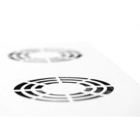 DIGITUS DN-19-FAN-2-HO - Lüftereinheit für 483 mm (19")-Montage 2 Lüfter, Thermostat, Schalter, grau (RAL 7035)