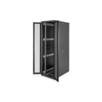 DIGITUS DN-19-SRV-42U-B-1 - 42HE Serverschrank, Unique, 2050x600x1000 mm perforierte Stahltüren, Farbe schwarz (RAL 9005)