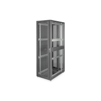 DIGITUS DN-19-SRV-42U-B-1 - 42HE Serverschrank, Unique, 2050x600x1000 mm perforierte Stahltüren, Farbe schwarz (RAL 9005)