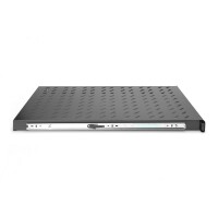 DIGITUS DN-19-TRAY-2-1000-SW - 1HE ausziehb. Fachboden für 1000 mm tiefe Schränke 44x483x720 mm, bis 65 kg, schwarz (RAL 9005)