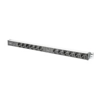 DIGITUS DN-95405 - Aluminium PDU, Rack Mount, 12x...