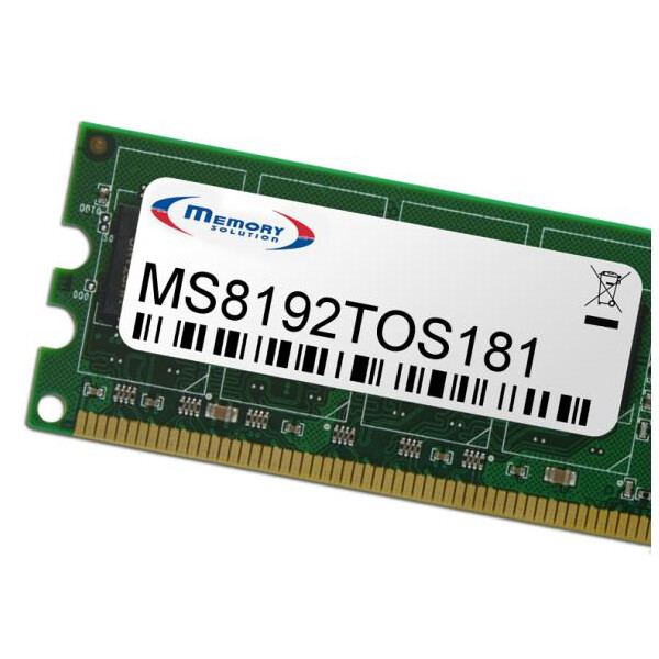 Memorysolution 8GB Toshiba Satellite L770-119, Pro L770-11J