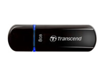 Transcend JetFlash elite 600 - 8 GB - USB Typ-A - 2.0 - Kappe - 15 g - Schwarz