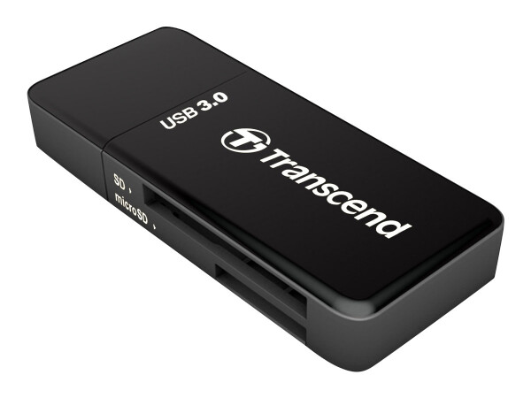 Transcend RDF5 - MicroSDHC - MicroSDXC - SDHC - SDXC - Schwarz - CE/FCC/BSMI/KC/RCM/EAC - USB 3.2 Gen 1 (3.1 Gen 1) Type-A - 5 V - 24 mm