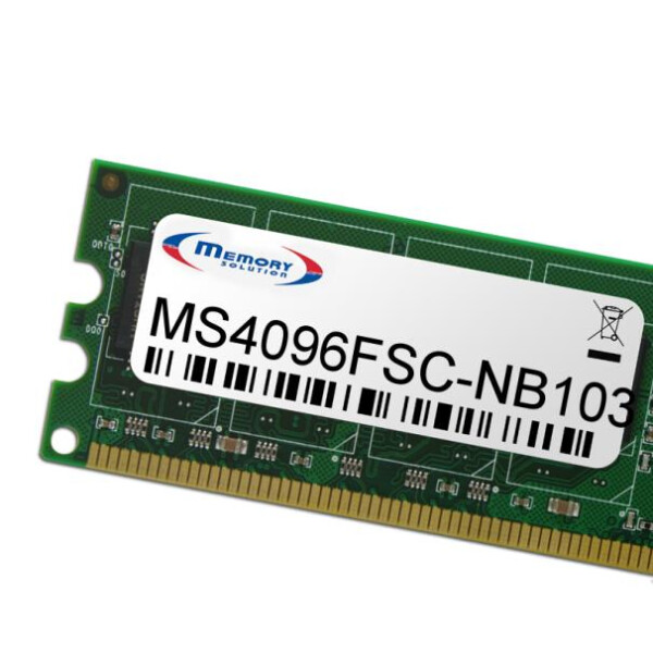 Memorysolution 4GB FSC Lifebook S782, S792