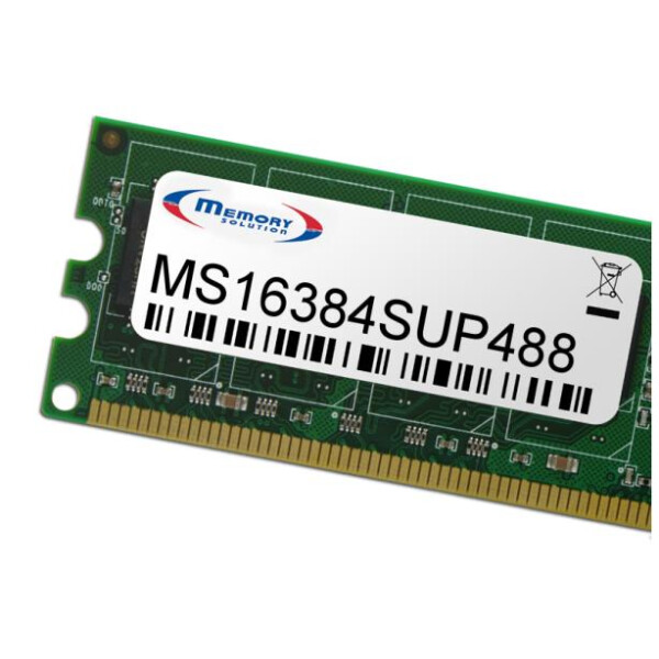 Memorysolution 16GB Supermicro X9SR series