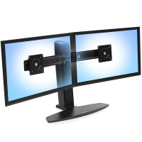 Ergotron Neo Flex Dual Monitor Lift Stand - 6,4 kg - 62,2 cm (24.5 Zoll) - 75 x 75 mm - 100 x 100 mm - Höhenverstellung - Schwarz