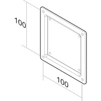 Neomounts by Newstar Vesa-Platte - 150 mm - 20 mm - 100 mm - 29 cm - 23 cm - 16 cm