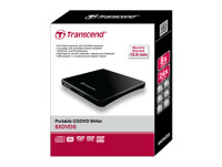 Transcend TS8XDVDS-K - Schwarz - DVD±R/RW - USB 2.0 - CD-R - DVD+R - DVD+R DL - DVD+RW - DVD-R - DVD-R DL - DVD-RAM - DVD-RW - 5 - 40 °C - 142,8 mm