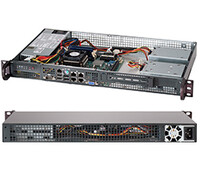 Supermicro CSE-505-203B - DDR4-SDRAM - Rack (1U) - 200 W...