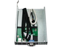 Supermicro MCP-220-00114-0N Black 2x USB3.0/COM port tray in slim DVD bay