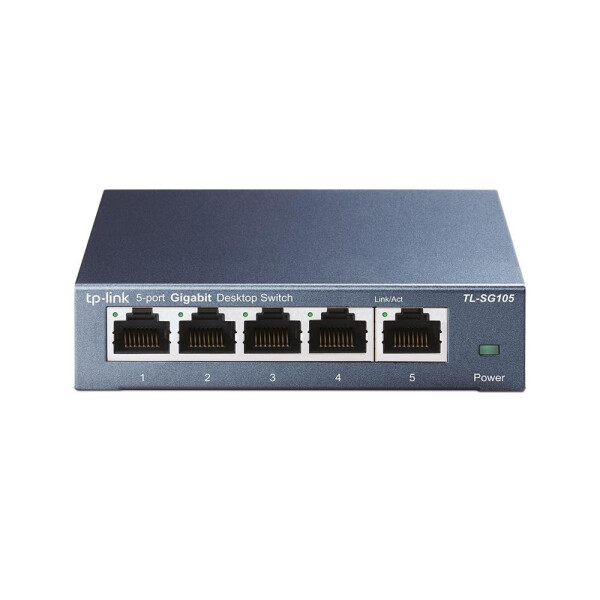 TP-LINK TL-SG105 5-Port Metal Gigabit Switch - Switch - nicht verwaltet