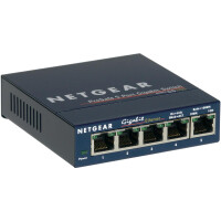 Netgear ProSafe GS105 - Switch - Kupferdraht 1 Gbps - 5-Port 3 HE - Extern