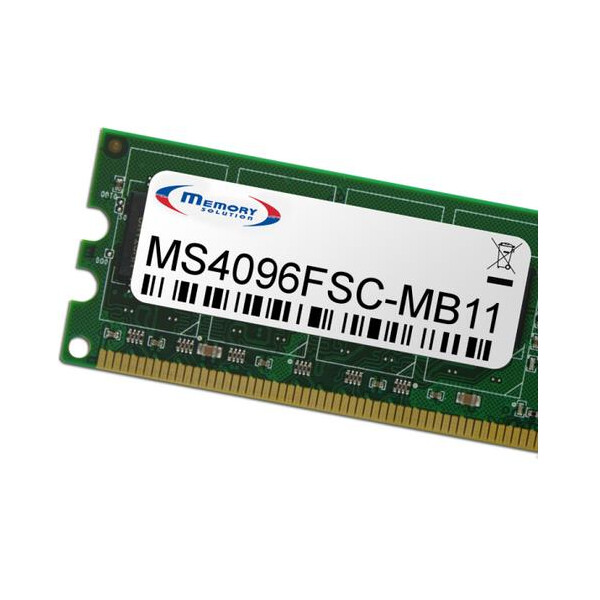 Memorysolution 4GB Fujitsu Mainboard D3313-S