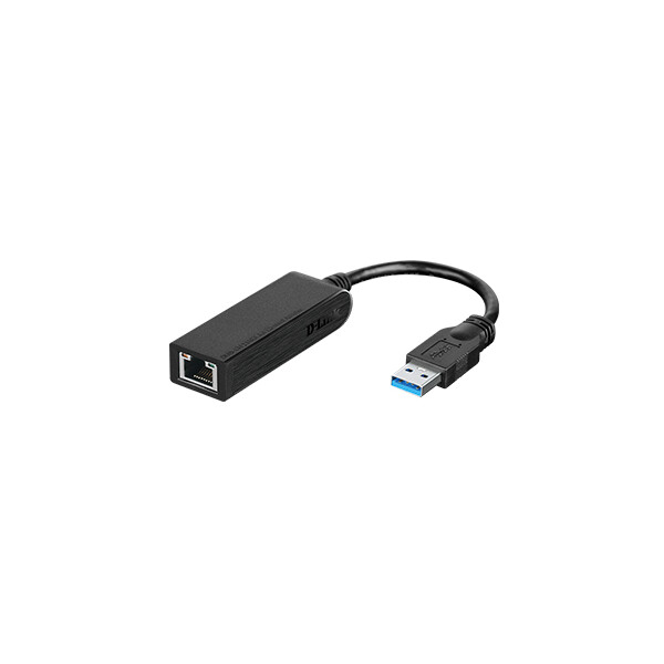 D-Link DUB-1312 - Eingebaut - Verkabelt - USB - Ethernet - 1000 Mbit/s - Schwarz