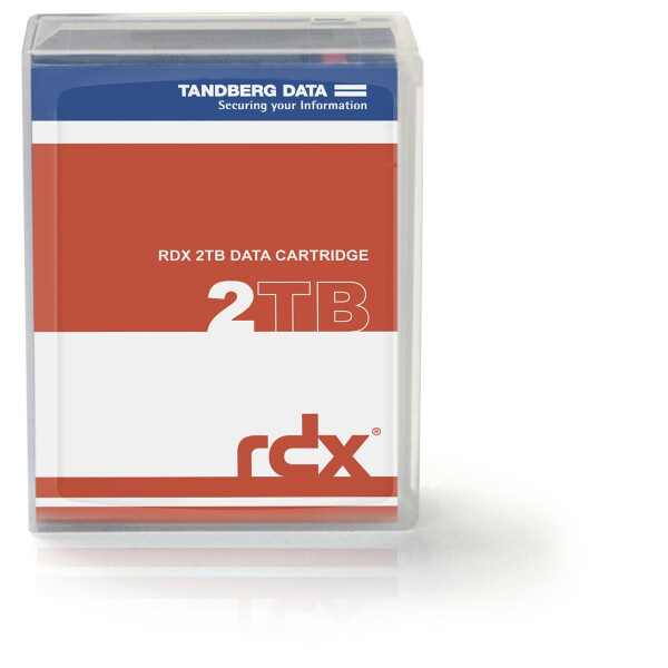 Overland-Tandberg 2TB HDD RDX Media - RDX - 2000 GB - Schwarz - 87 mm - 119 mm - 23 mm