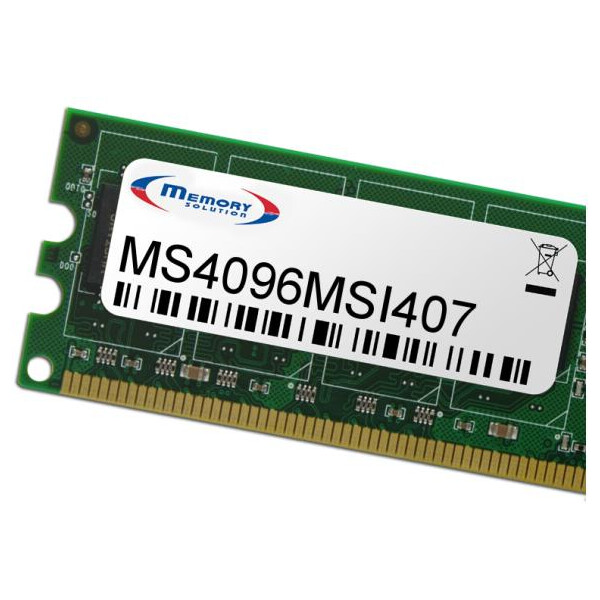 Memorysolution 4GB MSI G31TM-P35, G31TM-P27, G31TM-P21 (MS-7529)