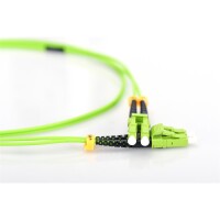 DIGITUS DK-2533-01-5 - LWL Patchkabel, Duplex, LC zu LC MM OM5 50/125 µ, 1 m