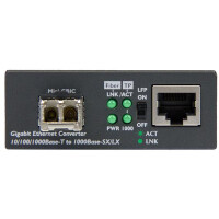 StarTech.com Gigabit Ethernet Glasfaser Medienkonverter - 850nm MM LC - 500m